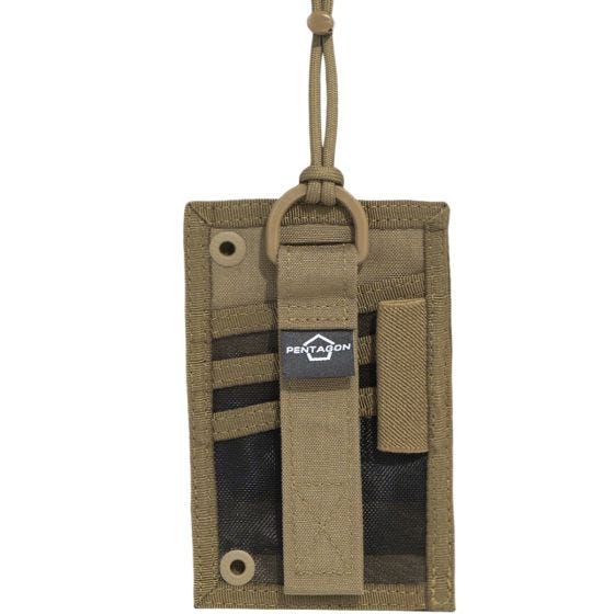 Billetera Pentagon ID Card Holder - Coyote