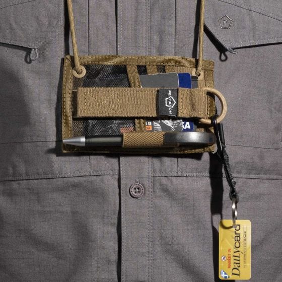 Billetera Pentagon ID Card Holder - Coyote