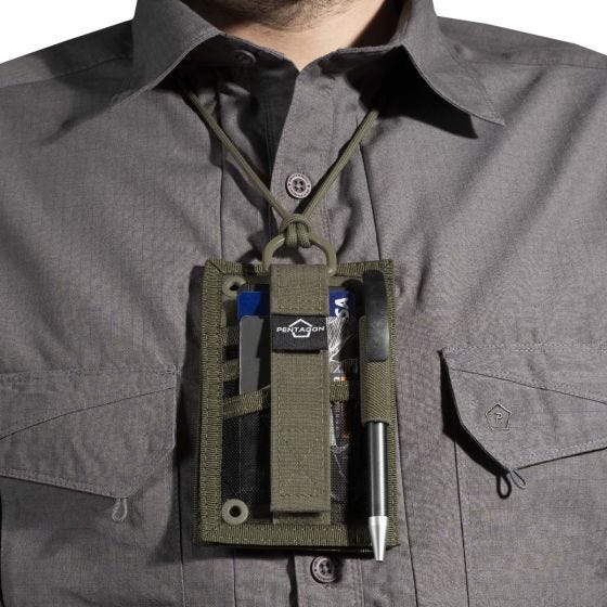 Billetera Pentagon ID Card Holder - RAL 7013