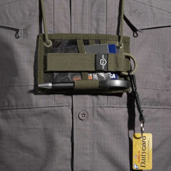 Billetera Pentagon ID Card Holder - RAL 7013