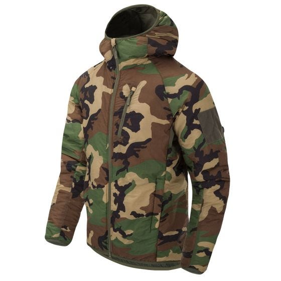 Cazadora con capucha Helikon Wolfhound - US Woodland