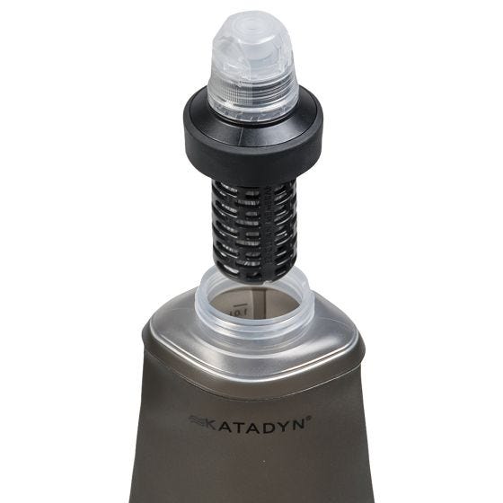 Sistema depurador de agua Katadyn Befree Tactical de 1 l en negro