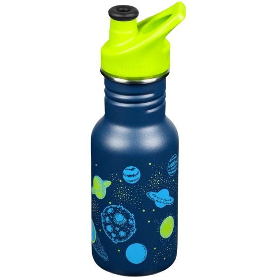 Botella Klean Kanteen Classic con tapón deportivo de 355ml - Planets