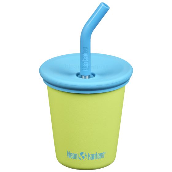 Taza Klean Kanteen Kids 295ml w/Straw Lid - Juicy Pear
