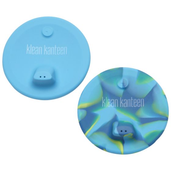 Klean Kanteen Kid's Cup Sippy Lid 2-Pack - Azul/Azul Tie Dye