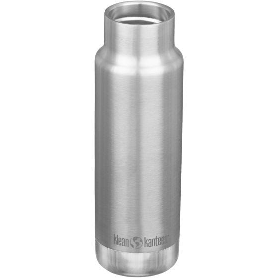 Botella térmica Klean Kanteen Classic con tapón con agujero de 355 ml - Brushed Stainless