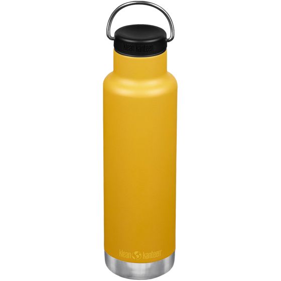 Botella térmica Klean Kanteen Classic con tapón con agujero de 592 ml - Marigold