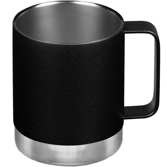 Klean Kanteen 355ml Insulated Camp Mug w/Tumbler Lid - Negro