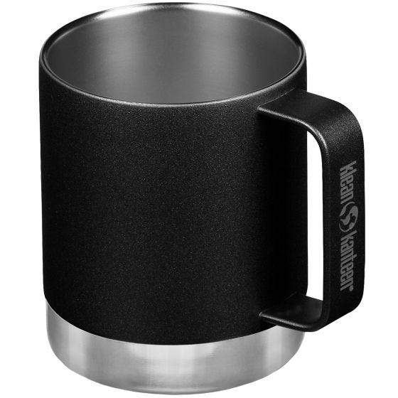 Klean Kanteen 355ml Insulated Camp Mug w/Tumbler Lid - Negro