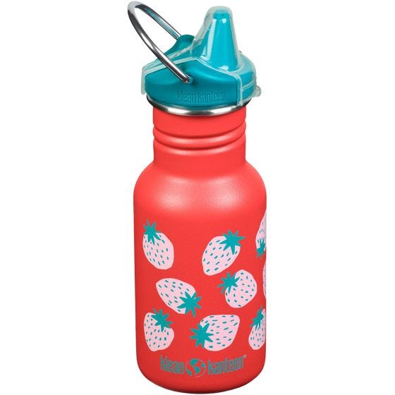 Botella Kid Kanteen con tetina de 355 ml - Coral Strawberries