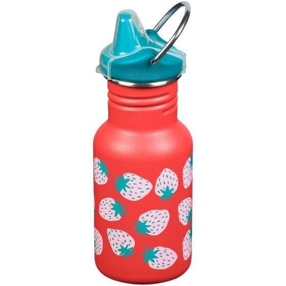 Botella Kid Kanteen con tetina de 355 ml - Coral Strawberries