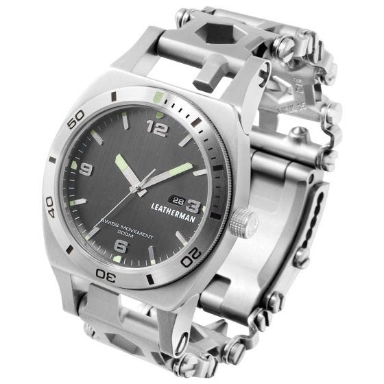 Reloj de herramientas Leatherman Tread Tempo de acero inoxidable