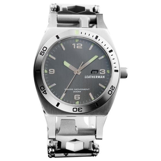 Reloj de herramientas Leatherman Tread Tempo de acero inoxidable