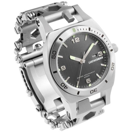 Reloj de herramientas Leatherman Tread Tempo de acero inoxidable