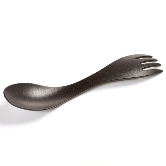 Cuchara-tenedor Little Bio Light My Fire - Cocoa