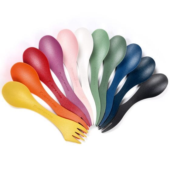 Cuchara-tenedor Original Bio Light My Fire Mega Pack - Multi Colour