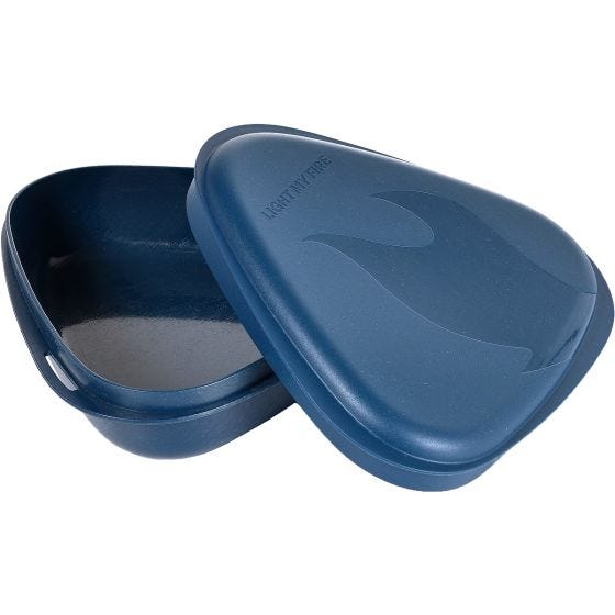 Caja de almuerzo Light My Fire Bowl´n Lid Bio - Hazy Blue
