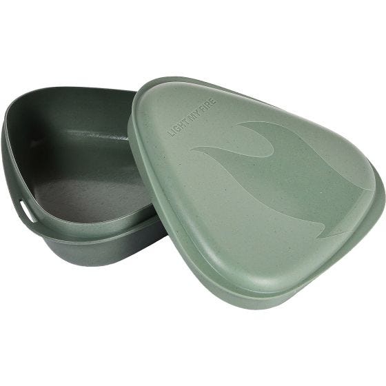 Caja de almuerzo Light My Fire Bowl´n Lid Bio - Sandy Green