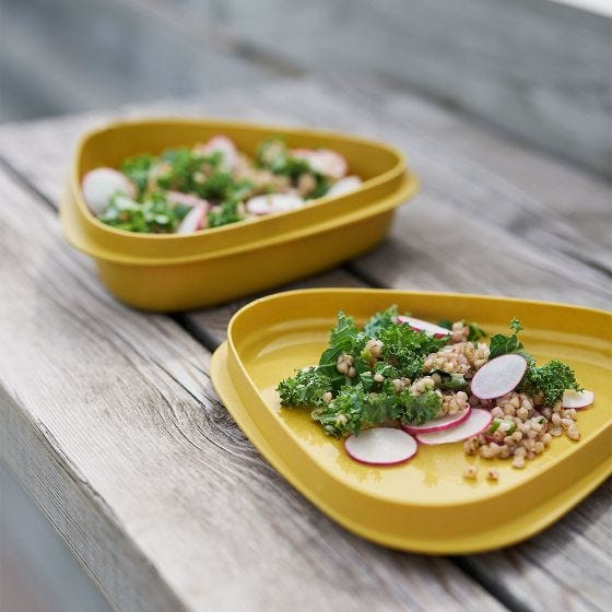 Caja de almuerzo Light My Fire Bowl´n Lid Bio - Sandy Green