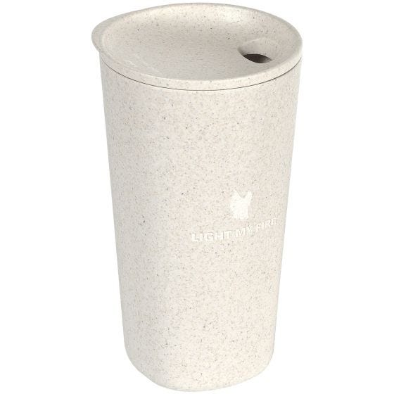 Taza Light My Fire MyCup´n Lid Large Bio - Cream