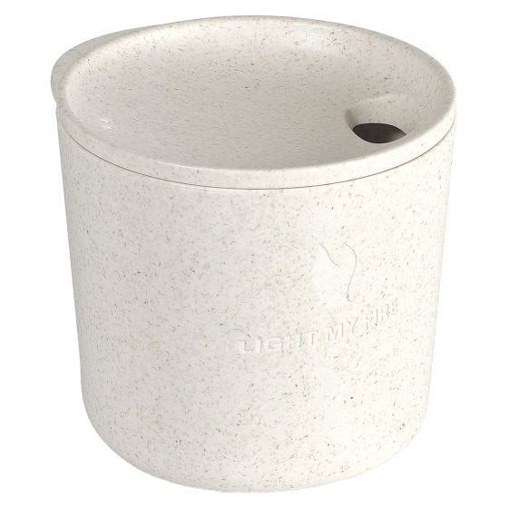 Taza Light My Fire MyCup´n Lid Short Bio - Cream