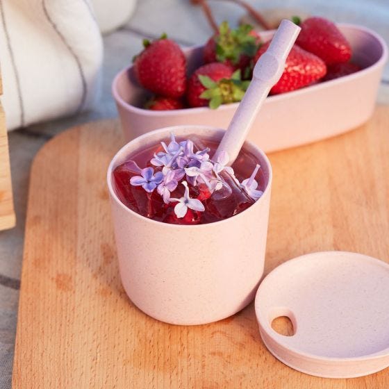 Taza Light My Fire MyCup´n Lid Short Bio - Dusty Pink