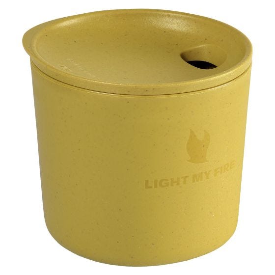 Taza Light My Fire MyCup´n Lid Short Bio - Musty Yellow