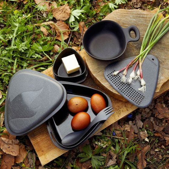 Set Light My Fire Outdoor MealKit 8pcs - Salty Black