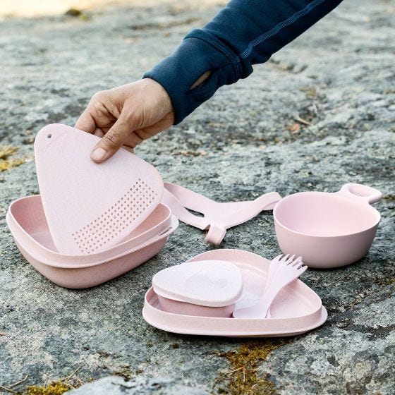 Set Light My Fire Outdoor MealKit 8pcs - Salty Black