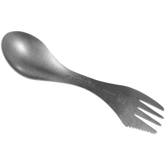 Cuchara-tenedor Light My Fire Titanium - Gris