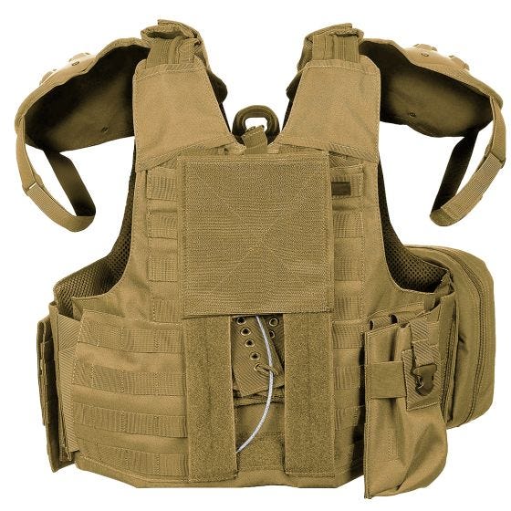 Chaleco de combate MFH - Coyote Tan