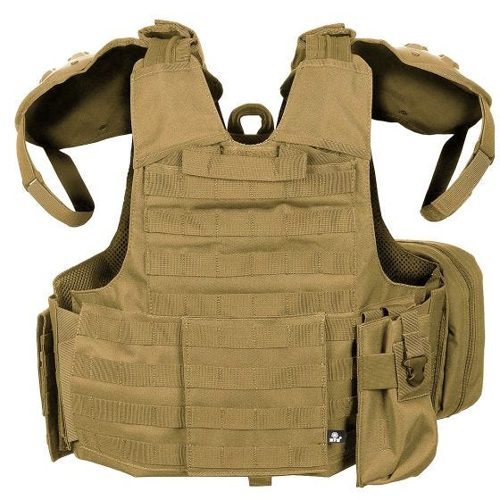 Chaleco de combate MFH - Coyote Tan