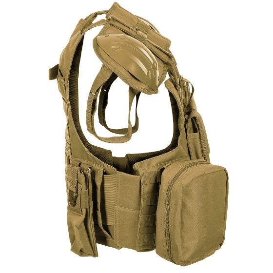 Chaleco de combate MFH - Coyote Tan