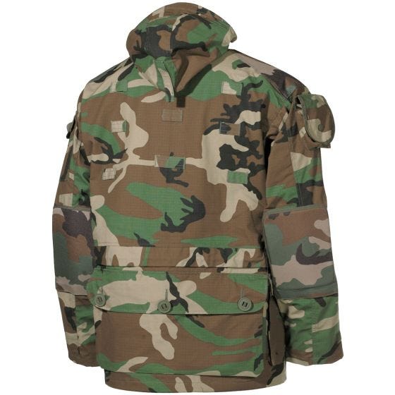 Chaqueta guardapolvo MFH Commando en Woodland