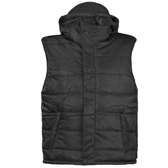 Chaleco MFH Lined con capucha extraíble - Negro