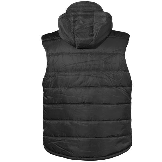 Chaleco MFH Lined con capucha extraíble - Negro