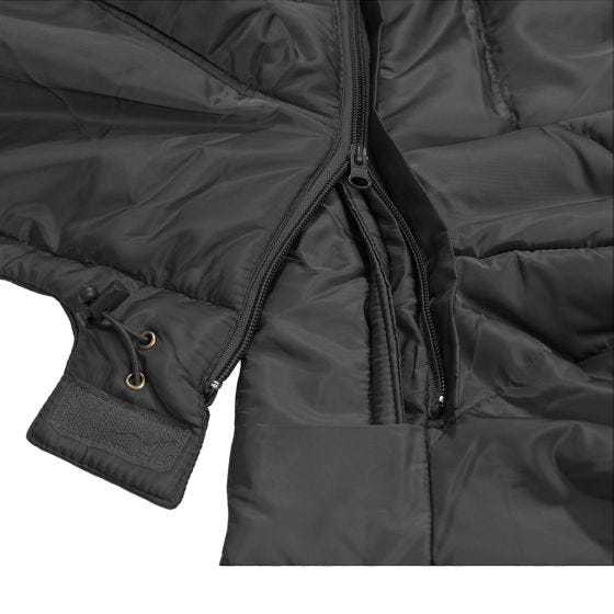 Chaleco MFH Lined con capucha extraíble - Negro
