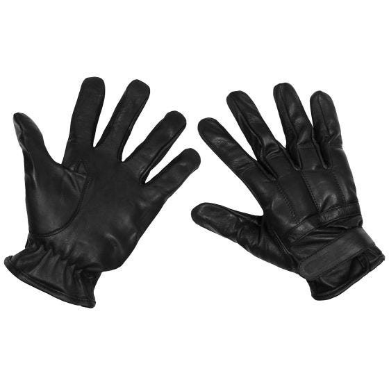 Guantes Leather MFH - Negro