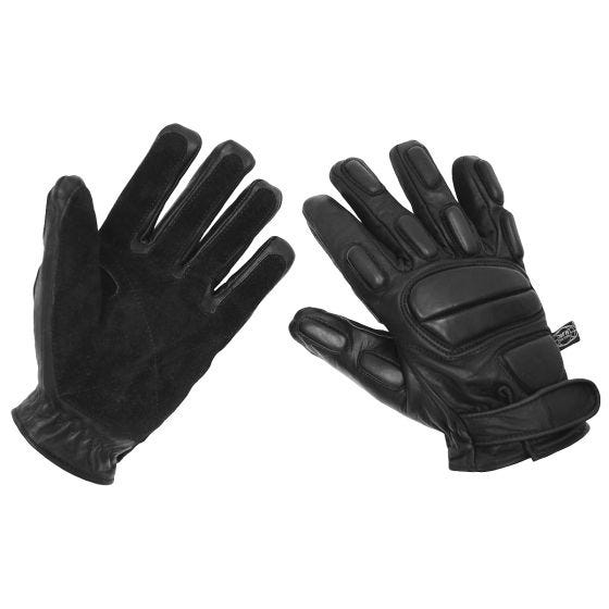 Guantes Protect Leather MFH - Negro