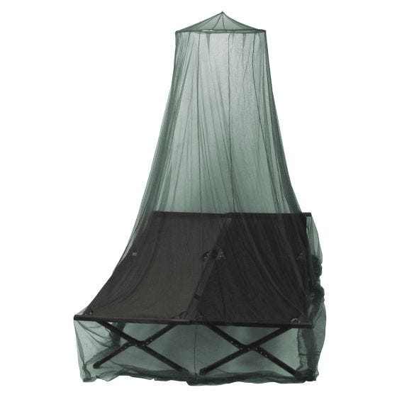 Red Antimosquitos MFH Double Bed - Oliva