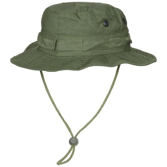 Gorro de pescador MFH GI de Ripstop en verde oliva