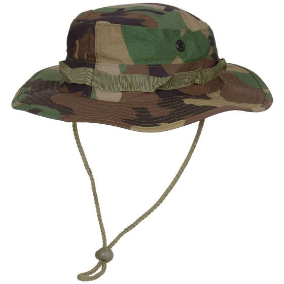 Gorro de pescador MFH GI de Ripstop en Woodland