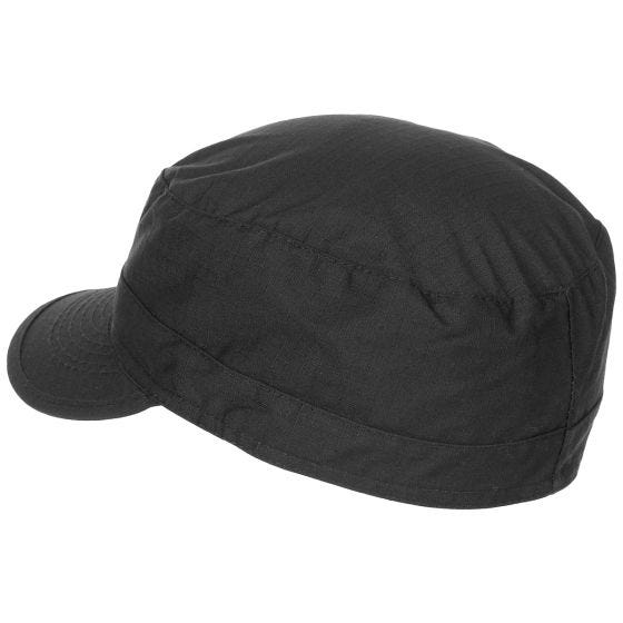 Gorra militar MFH BDU Field de Ripstop en negro