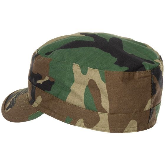 Gorra militar MFH BDU Field de Ripstop en Woodland
