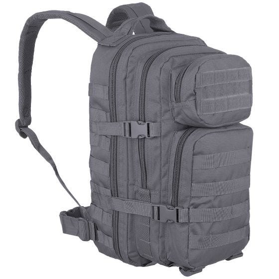 Mochila de asalto con sistema MOLLE Mil-Tec US de tamaño pequeño en Urban Grey