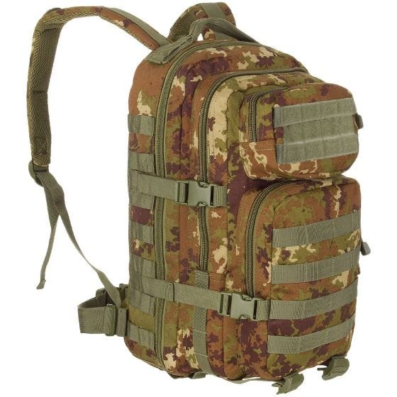 Mochila de asalto con sistema MOLLE Mil-Tec US de tamaño pequeño en Vegetato Woodland