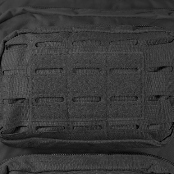 Mochila de asalto con sistema MOLLE Laser Cut Mil-Tec US de tamaño grande en negro