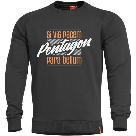 Suéter Pentagon Hawk Para Bellum en negro