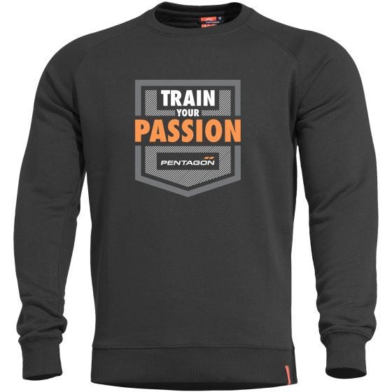 Suéter Pentagon Hawk Train your Passion en negro