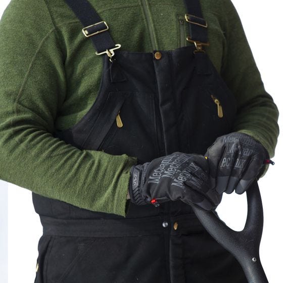 Guantes Mechanix Wear Coldwork Original - Gris / Negro